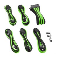 CABLEMOD Komplet za produženje kabela PRO ModMesh, LG, crno/svijetlozeleni 