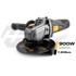 HUMBERG Kutna brusilica HM-410, 900 W, regulacija brzine, 125 mm, 10 diskova