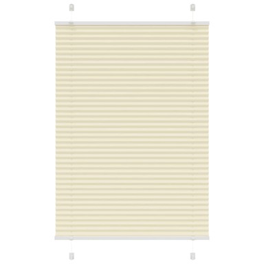 Roleta plisirana, 95x150 cm, širina tkanine 94,4 cm, krem