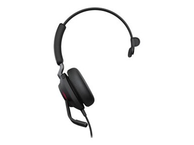 JABRA Slušalice Evolve2 40 MS, crne, on-ear, Mono