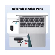 UGREEN Čitač memorijskih kartica TF/SD/MicroSD, USB‑C, 15 cm, crni