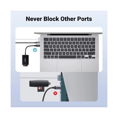 UGREEN Čitač memorijskih kartica TF/SD/MicroSD, USB‑C, 15 cm, crni