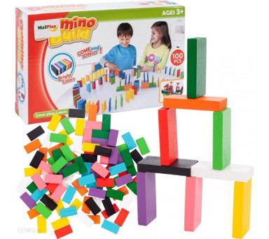 Drvene domino kocke, 100 komada