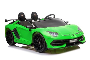 Licencirani auto na akumulator Lamborghini Aventador SX2028 - dvosjed - zeleni