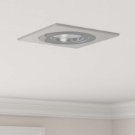 Ugradbena stropna rasvjeta GU10 24kom, okrugla, srebrna