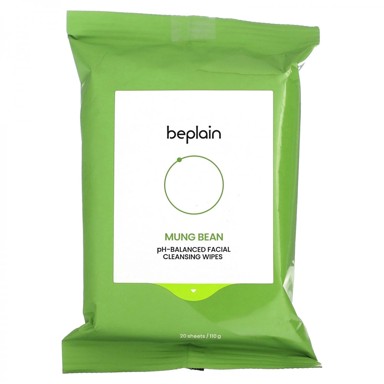 BEPLAIN Maramice za čišćenje lica Mung Bean pH Balanced Facial Cleansing Wipes 20 kom