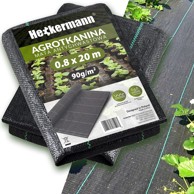 HECKERMANN agrotekstil protiv korova 0,8 x 20 m, 90 g/m², crni