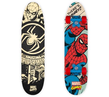 SEVEN Dječji drveni skateboard Spider-Man