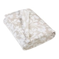 CATHERINE LANSFIELD Bež deka od flisa, 200x240 cm, Brooke Floral