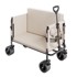 VEVOR Sklopiva kolica 2 u 1 koja se pretvaraju u klupu, 97 x 58 x 67 cm, kaki