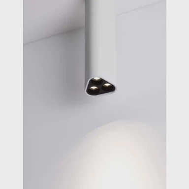 NOVA LUCE Stropna svjetiljka Etho LED 6 W, 3000 K, 459 lm NL9695104, bijelo-crna