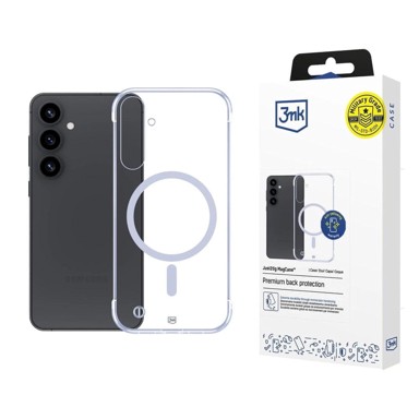 3MK Etui Just20g MagCase, Samsung Galaxy S25+, prozirni