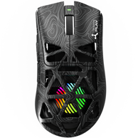 NOVA Gaming miš PLAY IAPETUS, bežični, PixArt PAW3311DB, 12800 DPI, HUANO, LED, crni