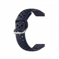 NEOGO Remen za SmartWatch Glam / Glam 2 Silicone Dots, tamno plava (SGA007C0701)