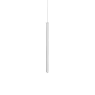 IDEALLUX Kvadratna LED visilica Look SP1, bijela, D15 H400, ON-OFF, 3000 K, ID362496