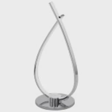 Stolna lampa Roncade, LED 14W, alu/krom, bijela