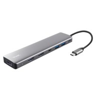 TRUST Docking stanica Dalyx 7-u-1, USB-C na 2× USB 3.1, USB-C, HDMI