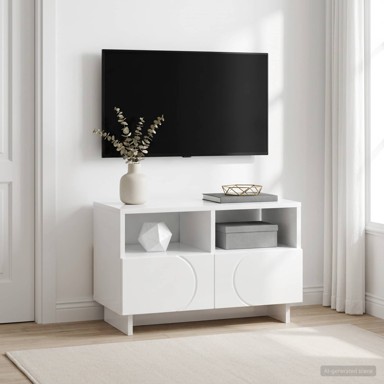 TV stalak 60 x 34,5 x 40 cm visokog sjaja, bijeli
