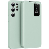 Preklopna maskica novčanik za Samsung Galaxy S25 Ultra Smart View, zelena