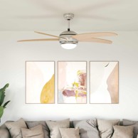Stropni ventilator s osvjetljenjem Ø 130 cm, sonoma