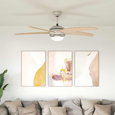 Stropni ventilator s osvjetljenjem Ø 130 cm, sonoma