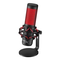 HYPERX Mikrofon QuadCast HX-MICQC-BK, stolni, crno-crveni