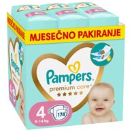 PAMPERS Premium Care pelene MP veličina 4 174 kom