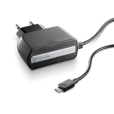 CELLULAR LINE Kućni punjač MICROUSB1, crni