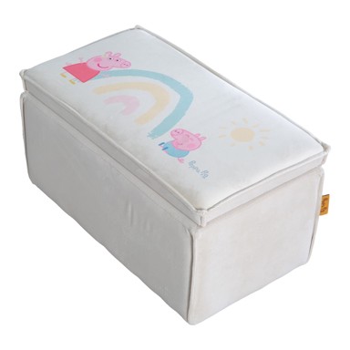 ROBA Bijela dječja klupa Peppa Pig