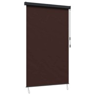 Rolo zavjesa, 60 x 250 cm, tkanina i aluminij, smeđa