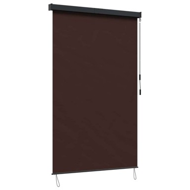 Rolo zavjesa, 60 x 250 cm, tkanina i aluminij, smeđa