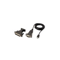 ROLINE VALUE USB-C na serial RS232 1.8m