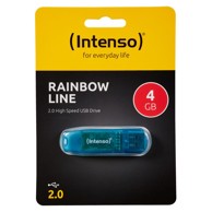 INTENSO USB stick 4GB Hi-Speed 2.0, Rainbow Line, PLAVI - 2.0-4GB/Rainbow