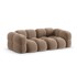COSMOPOLITAN DESIGN Smeđa baršunasti sofa 250 cm Loretto, 250x100x68 cm