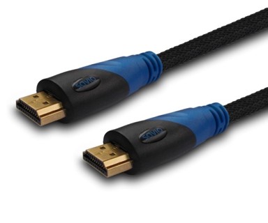 SAVIO HDMI kabel CL-48 2 m Tip A (Standardno) crno–plavi