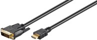 HDMI na DVI-D kabel, muški na muški, duljina 1,8 m