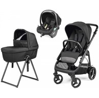 PEG PEREGO Kolica 3u1 Veloce Lounge, crna