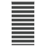 Zavjesa zebra crna, 75 x 100 cm (širina tkanine: 70,9 cm, materijal: poliester)