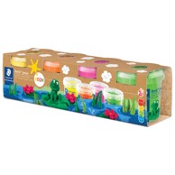 STAEDTLER Plastelin 813F, 4 boje x 130 g, čašica, neon, sortirano