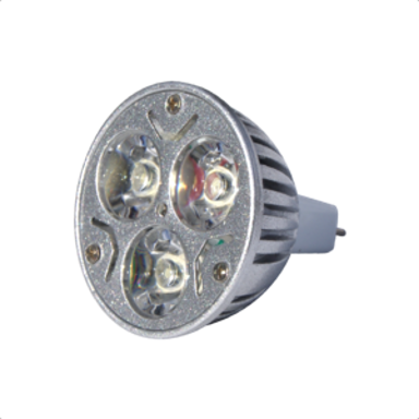 X-LIGHT LED žarulja MR16, 3×1W, 6500K, 280 lm, hladno bijela