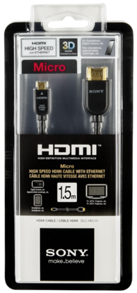SONY Mikro Mini HDMI kabel DLC-HEU15 1,5m