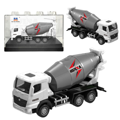 HUINA Kolekcionarski model, miješalica za beton, metal, 1:80, bijeli