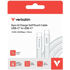 VERBATIM USB kabel USB 2.0 1,2 m USB C 0,48 Gbit/s 100 W, bijelo