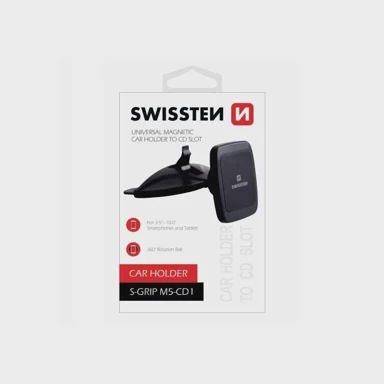 SWISSTEN Držač za mobitel i tablet, magnetski, za CD utor S-GRIP M5-CD1