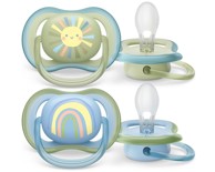 PHILIPS AVENT Utješna silikonska duda Ultra Air SCF085/58, 0-6m, m, 2 komada