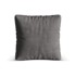 MICADONI Sivi baršunast jastuk za modularnu sofu Martina, 4x40x40 cm