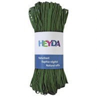 HEYDA Prirodna rafija 20-48877-97, 50 g, tamnozelena
