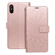 MEZZO Preklopna torbica Book Case za Xiaomi Redmi 9AT / Redmi 9A, mandala rose gold