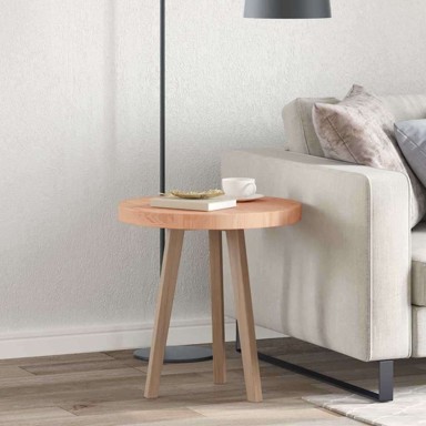 Gornji dio stola, svjetlosmeđa, Ø 50x4 cm, čvrsto drvo hrasta