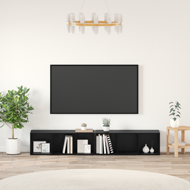 Set TV komoda 2 komada, 37 x 35 x 107 cm, konstruirano drvo